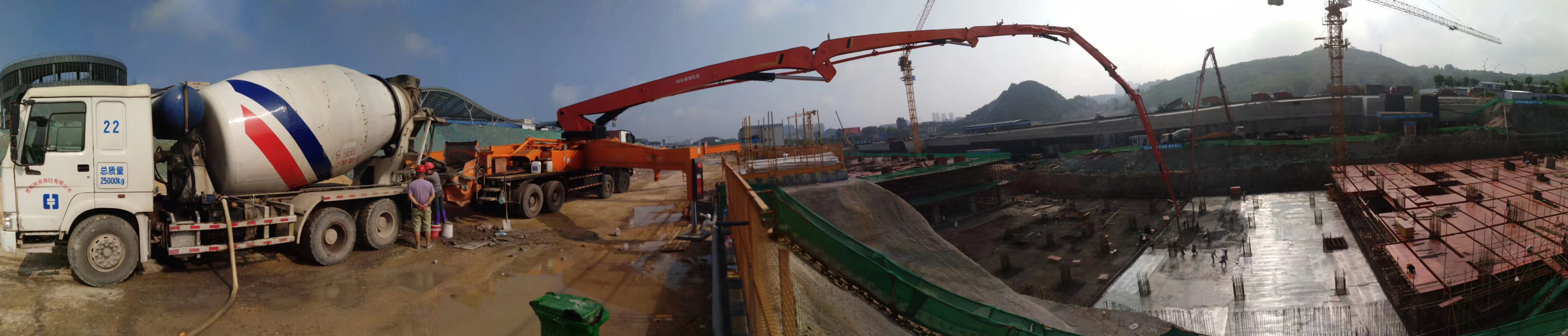 混凝土泵车反泵图