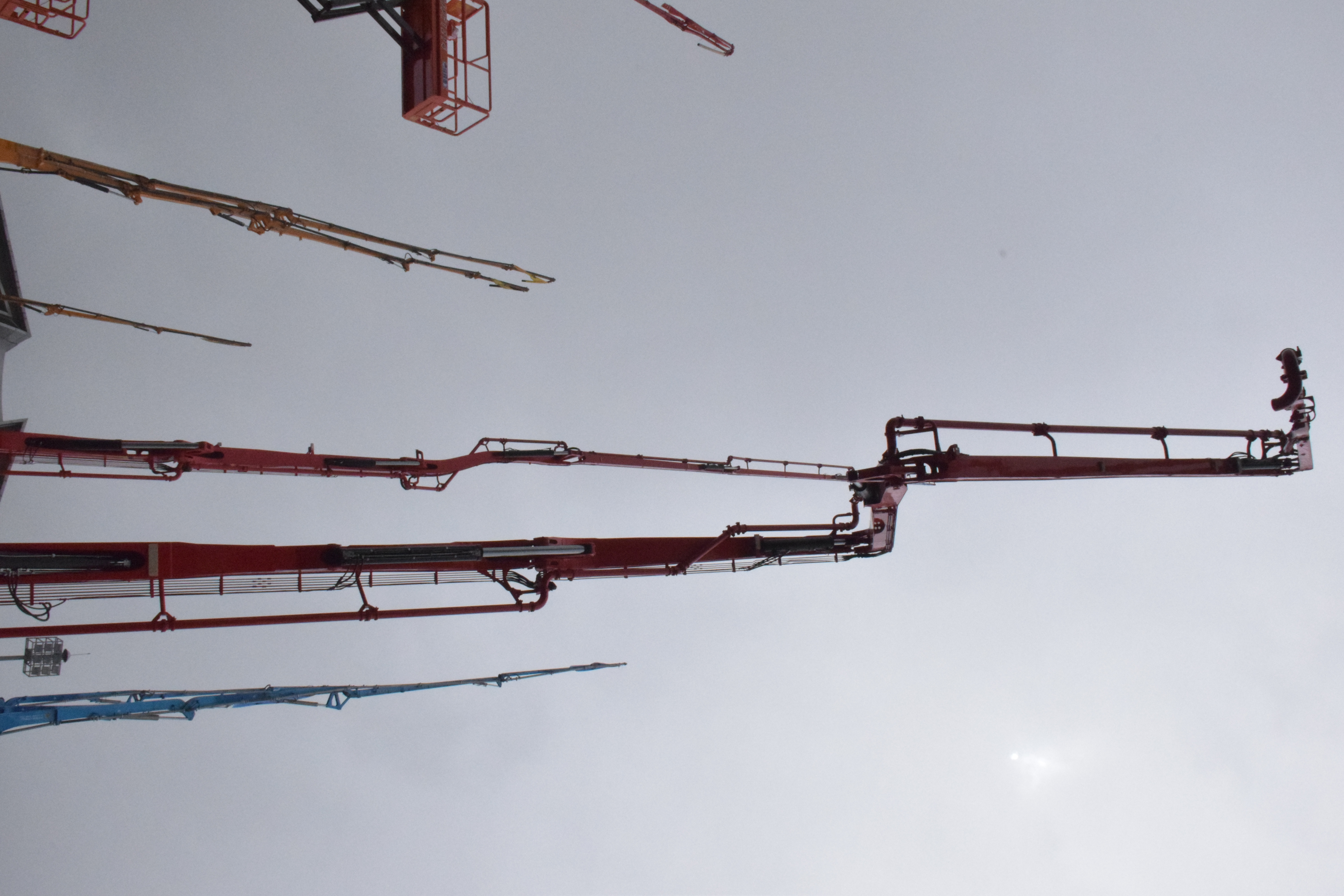 高温下混凝土泵车